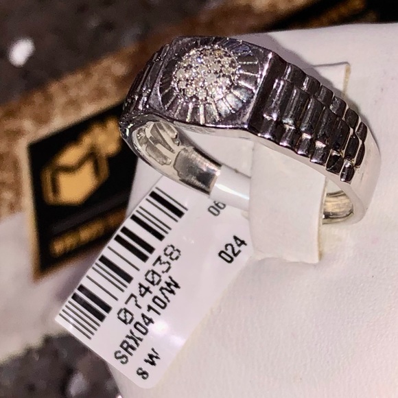 Real diamond Rolex ring for men NOT CZ NOT moissanite birthday Father’s Day HOT! - Picture 4 of 6